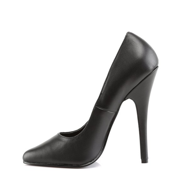 Leather Pointed Toe High Heel Shoes - Picture 3 of 5